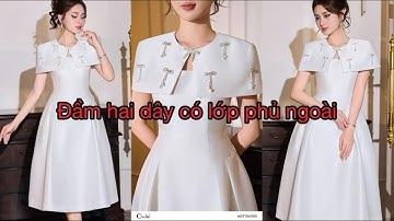 Dạy cắt may: hướng dẫn cách cắt đầm hai dây xếp ly có lớp phủ ngoài| Sách dạy cắt may