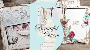 NEW IDEA!! Beautifully Embellished Front & Back Covers for Large Scrapbook Album~Tutorial