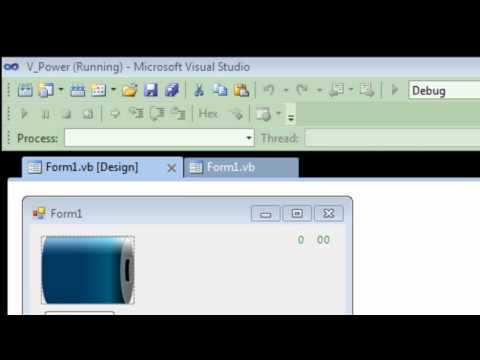 How to a battery in Visual Basic 2010 or 2008 (Battery Part 2)