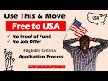 No proof of fund  now you can move and live usa  us eb2 niw visa 2024 no job offer required