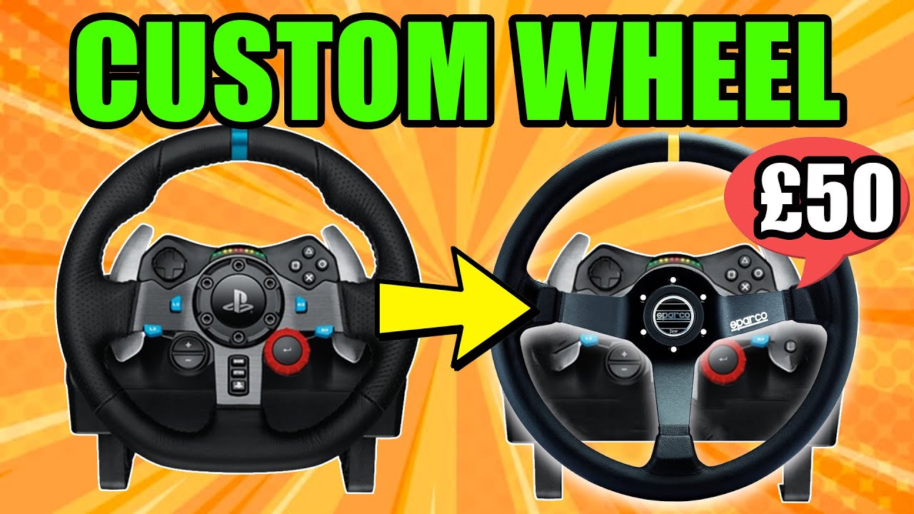 CUSTOM Sparco steering wheel with an 3D adapter on Logitech G29 Carx