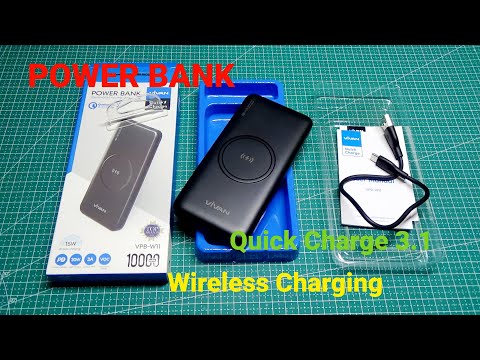 Power Bank Wireless Charging Quick Charge 3.0