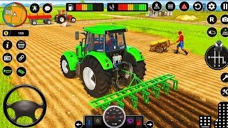 Modern Tractor Farming Driving Simulator 3D - New Tractor Games - Tractor Trolley - Android Gameplay screenshot 3