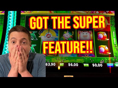 HUFF AND EVEN MORE PUFF SLOT MACHINE!! GOT THE GOLD BUZZSAW BONUS!!