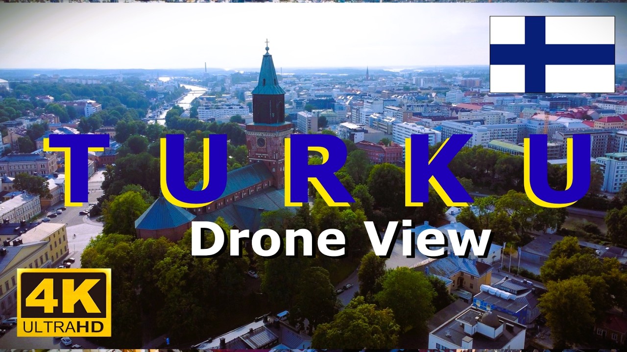 Turku, Finland  🇫🇮 | Stunning 4K Drone Footage