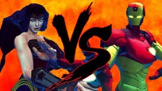 Wonder Woman vs Iron Girl - Ultra Street Fighter IV Mod screenshot 5