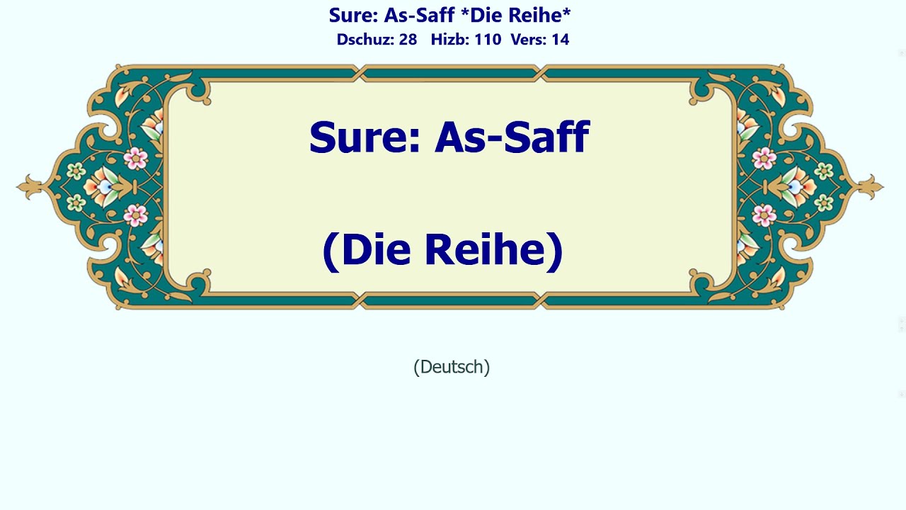 As-Saff