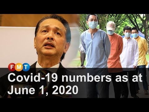 Covid-19 numbers as at June 1, 2020