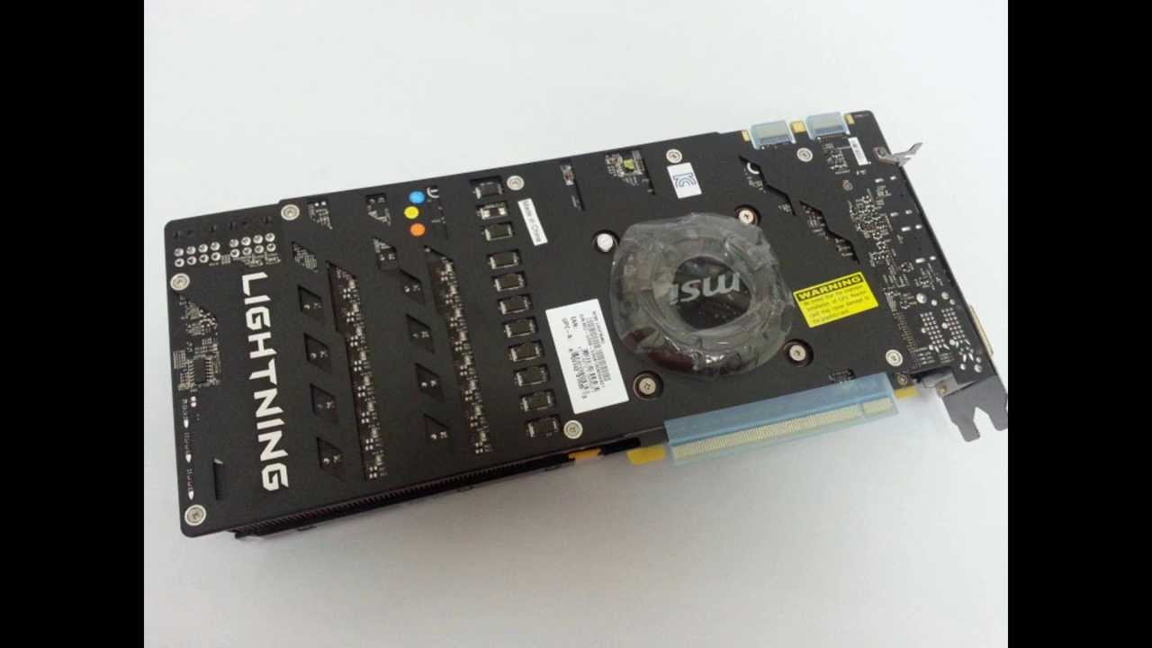 MSI GeForce GTX 780 Lightning Pictured