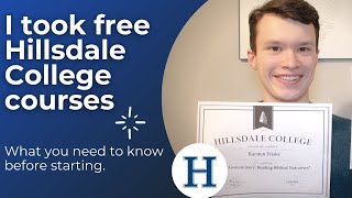 [Review] Hillsdale College's Free Courses