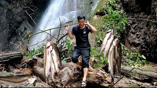 Lên rừng câu cá suối sau cơn bão số 10