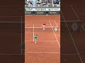 That rally between Jannik Sinner and Novak Djokovic at Roland-Garros last year 🎾🔥