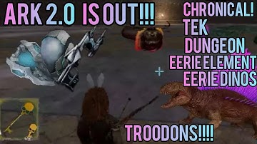 Ark Mobile 2.0 NOW LIVE!!! Tek, Eerie Dinos & More!