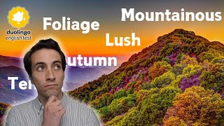 Duolingo English Test - 20 Advanced Vocab to Describe Nature