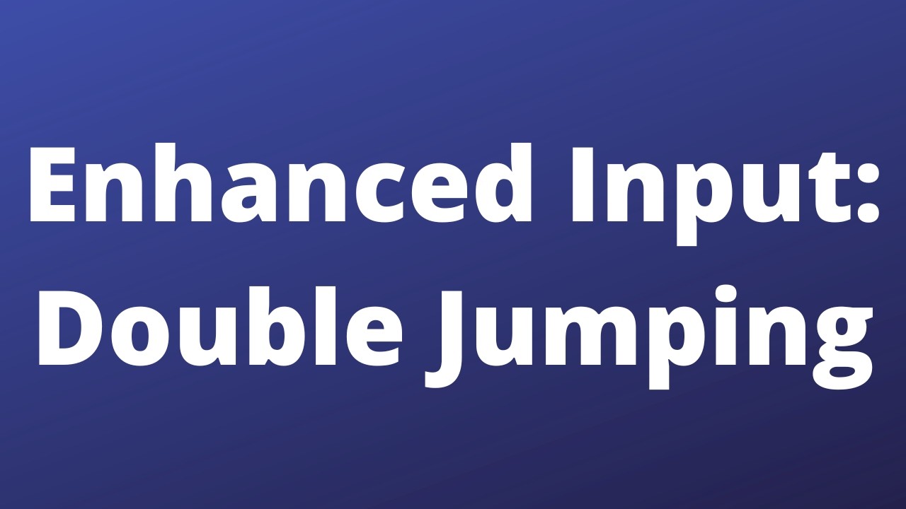 Character Double Jump [Unreal Engine 5.7] - YouTube