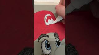 How to draw Super Mario but realistic #shorts #supermario #tutorial #art #realistic #trending
