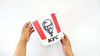 EASY idea from KFC bucket and scraps of JEANS - Ecobrisa DIY