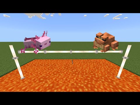 who will fall first? | axolotl vs frog