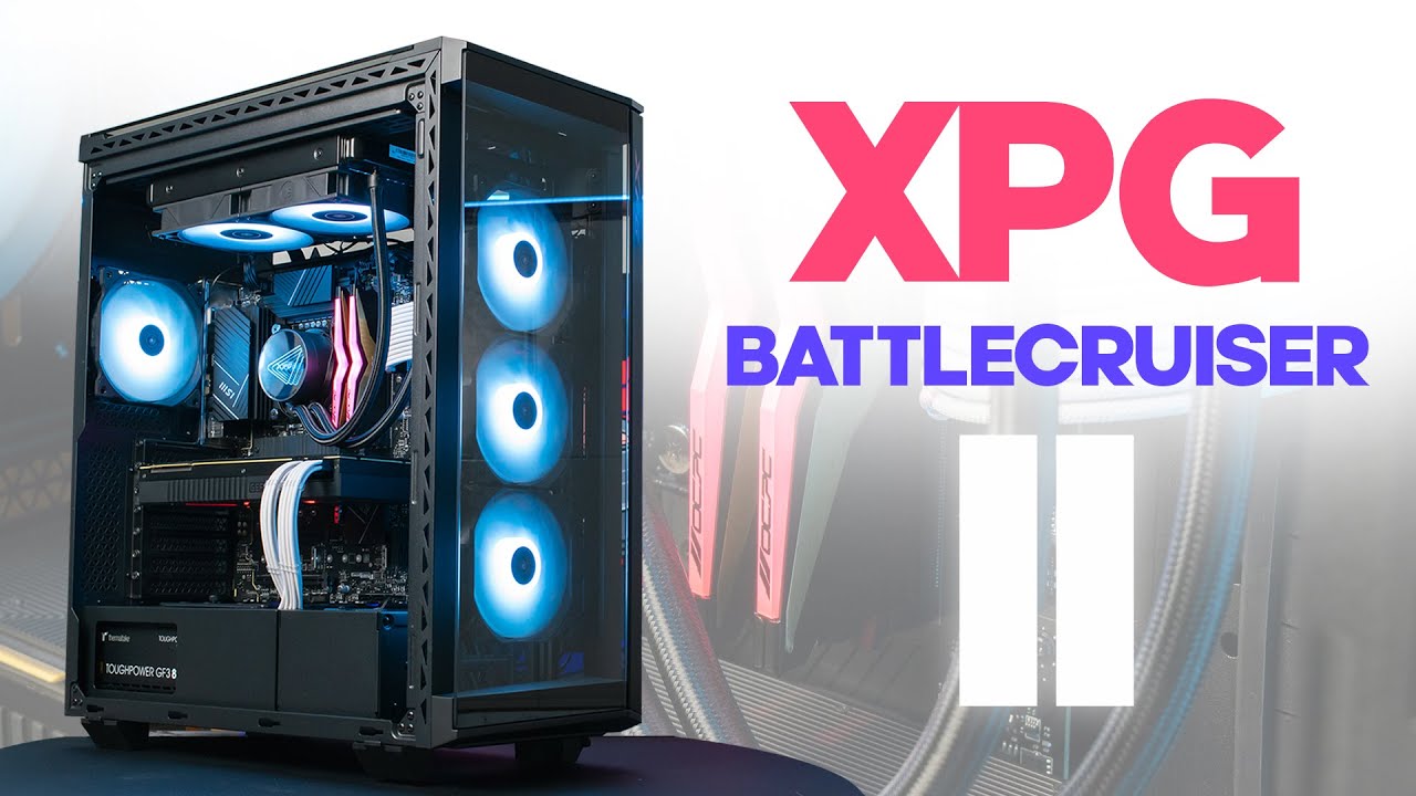 This PC is SURPRIZINGLY GOOD ! XPG BATTLECRUISER II PC BUILD