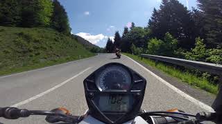 Yamaha MT09 and Suzuki SV650 Niederalp Mariazell