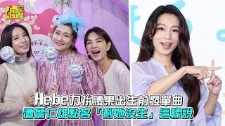 Hebe力拚腰果出生前發單曲 遭詹仁雄點名「剩她沒生」這樣說