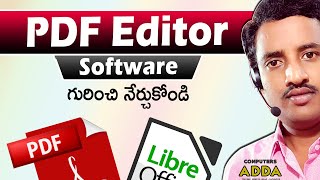 Best PDF Editor Software in Telugu || 10 PDF Edit Options || Libre Office || Computers adda Shorts screenshot 3