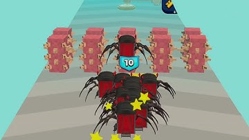 MERGE SPIDER TRAIN ALL LEVELS GAMEPLAY WALKTHROUGH PART 11