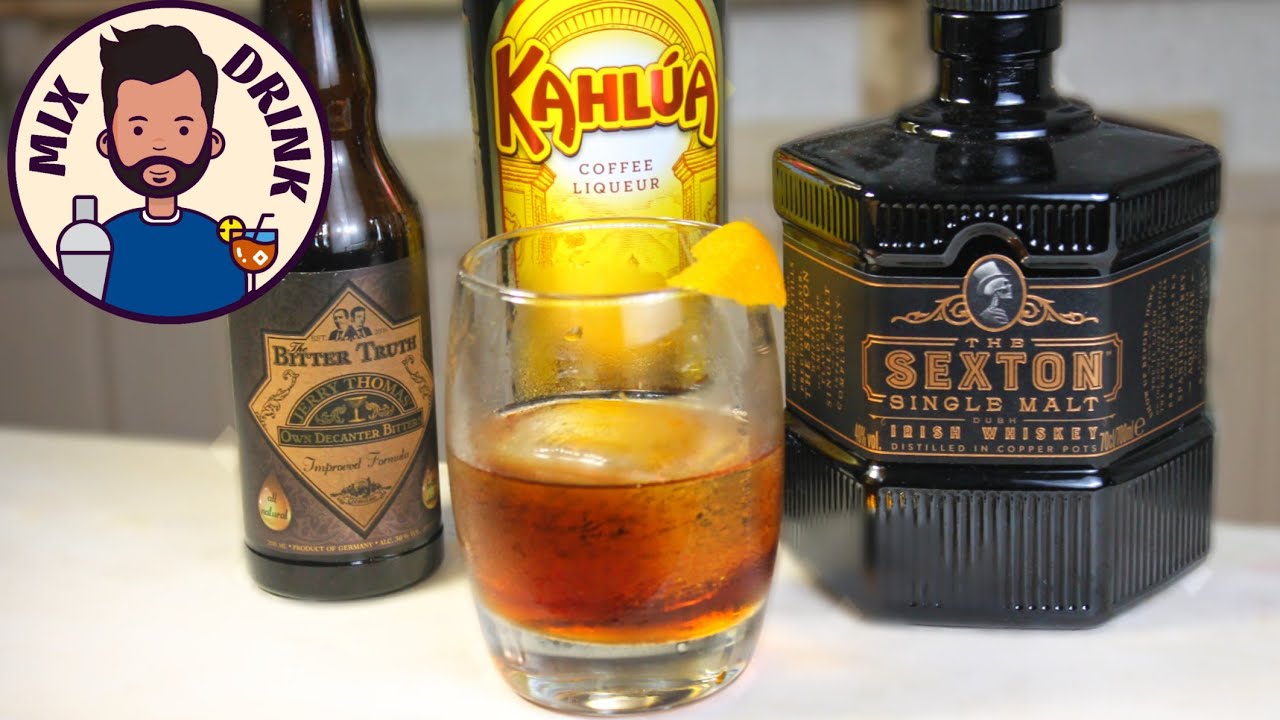 Бариста Олд Фешн / Barista’s Old Fashioned Irish Whiskey Sexton, mix