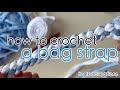 how to crochet a bag strap/ tutorial  / как связать ремешок для сумки/ мастер класс