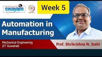 💥Automation In Manufacturing | Week 5 Quiz | Assignment 5 Solution | NPTEL 2022 | SWAYAM💥💥