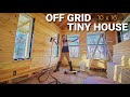 TINY HOUSE Build Continues!! Fully OFF Grid in the Foothills Of The Ozarks!