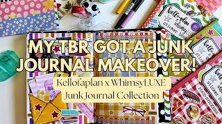Full Kellofaplan x WhimsyLuxe Junk Journaling Collection Vol. 2 | Flip Through + TBR Journal With Me News
