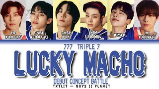 BOYS II PLANET (777 [Triple 7]) - Lucky MACHO || Color Coded Lyrics