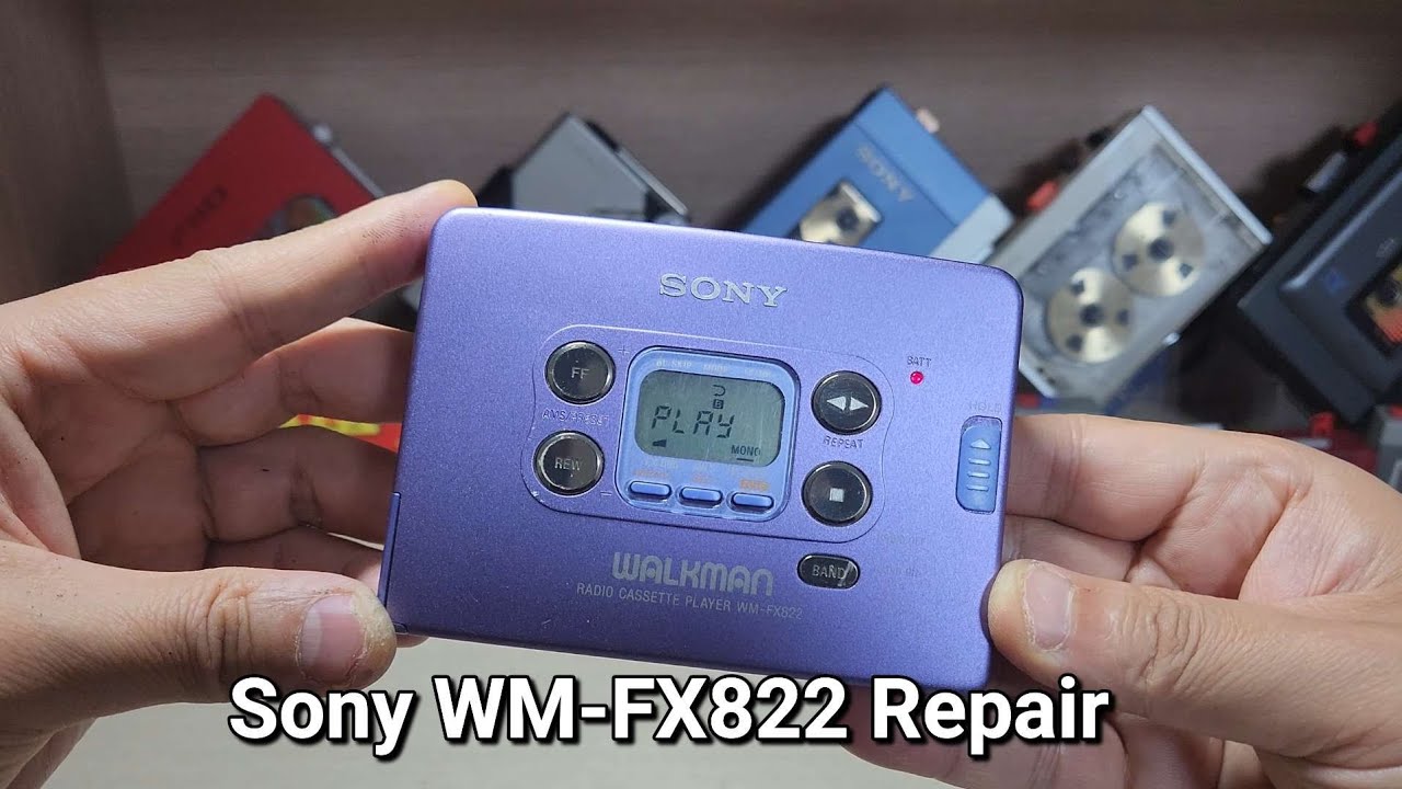 Sony WM-FX822 Repair Cassette Walkman - YouTube