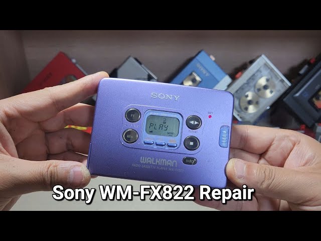 Sony WM-FX822 Repair Cassette Walkman - YouTube