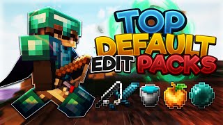 Top 3 BEST Default Edit Texture Packs (HIGHER FPS)
