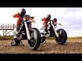 Rc adventures  dual 14 scale arx540 motocross bikes  first run at the track