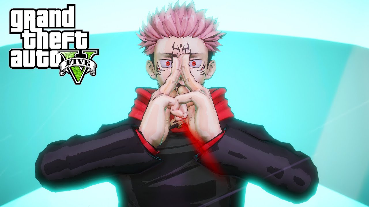 SUKUNA dans GTA 5 (mod Jujutsu Kaisen)