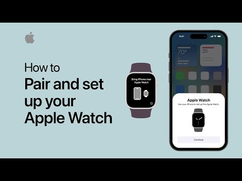 וִידֵאוֹ: כיצד לשייך את Apple Watch שלך לאייפון: 15 שלבים