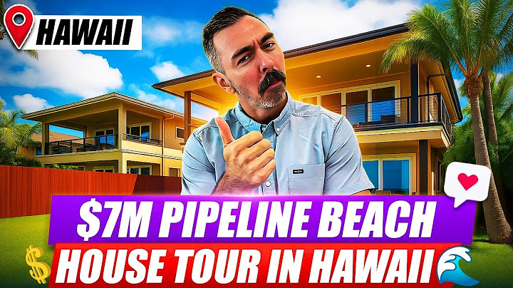 $7 miljoen kostend PIPELINE BEACH HOUSE op Hawaï 🌊 (Bezoek aan huis) | Luxe woning te koop op Oahu, Hawaï
