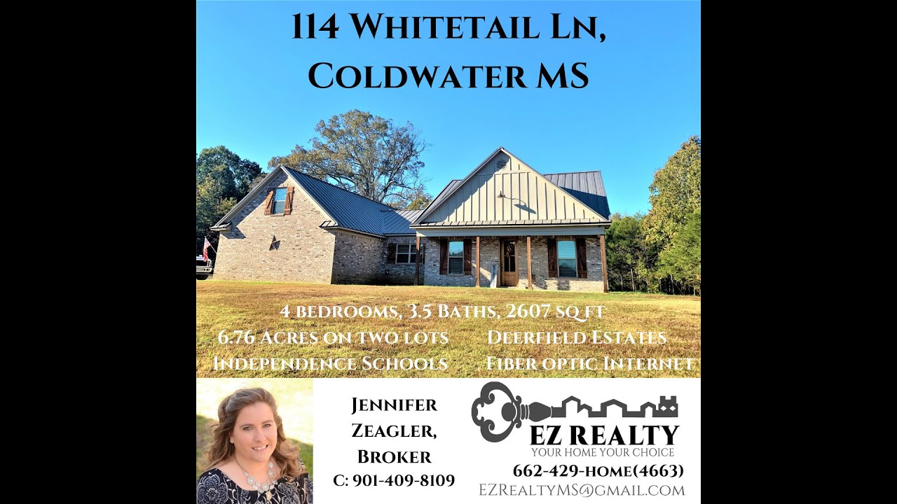 114 Whitetail Lane, Coldwater, MS 38618 YouTube