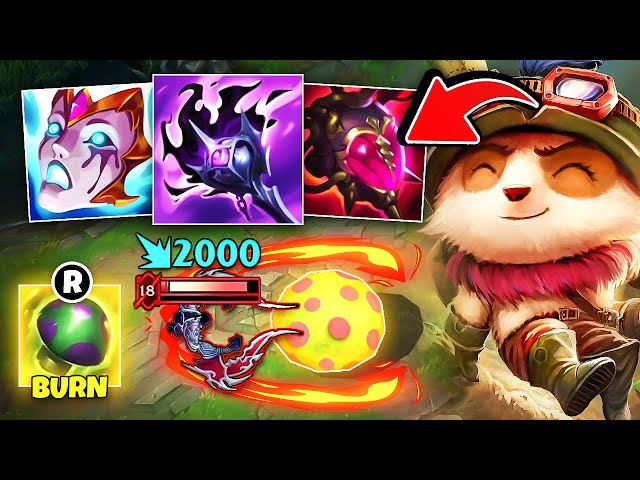 Teemo but my shrooms burn all your health (QUADRA BURN) class=