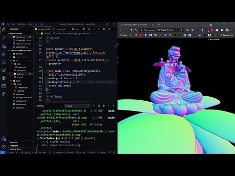 CREATIVE CODING | Showcase Website using Three.js & WEBGL