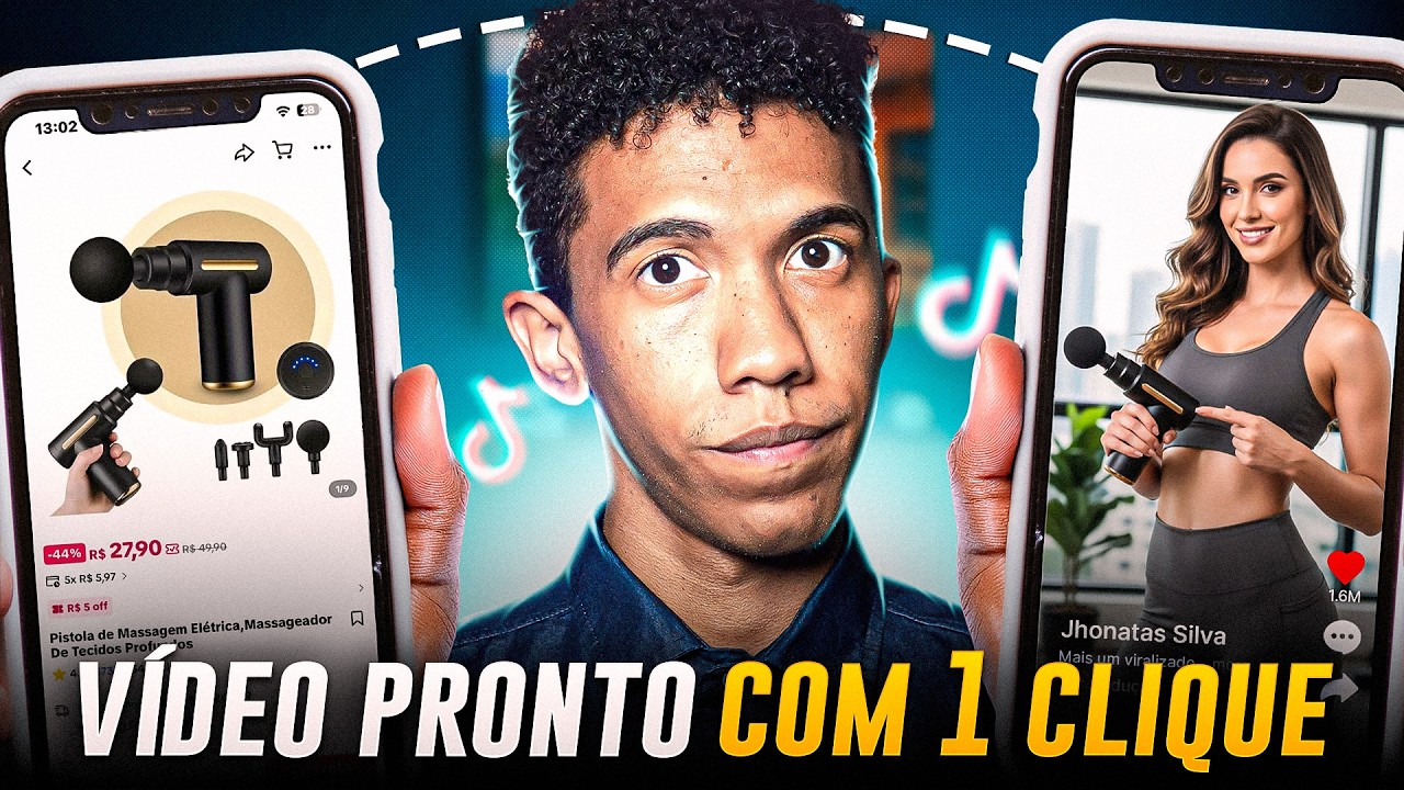 MODO PREGUIÇA: O jeito mais SIMPLES de LUCRAR no TIKTOK SHOP BRASIL com 1 CLIQUE | Jhonatas Silva