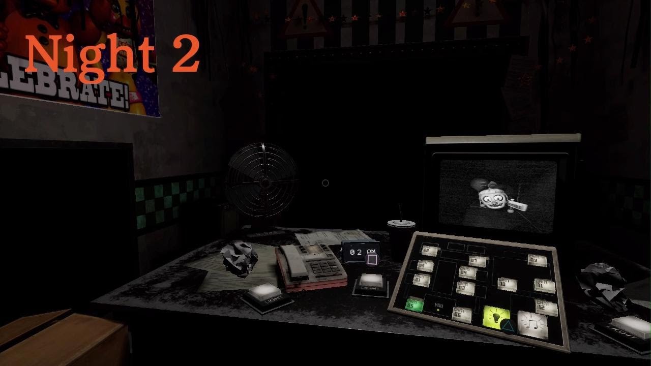 FNAF 2 Night 2 | FNAF Help Wanted - YouTube