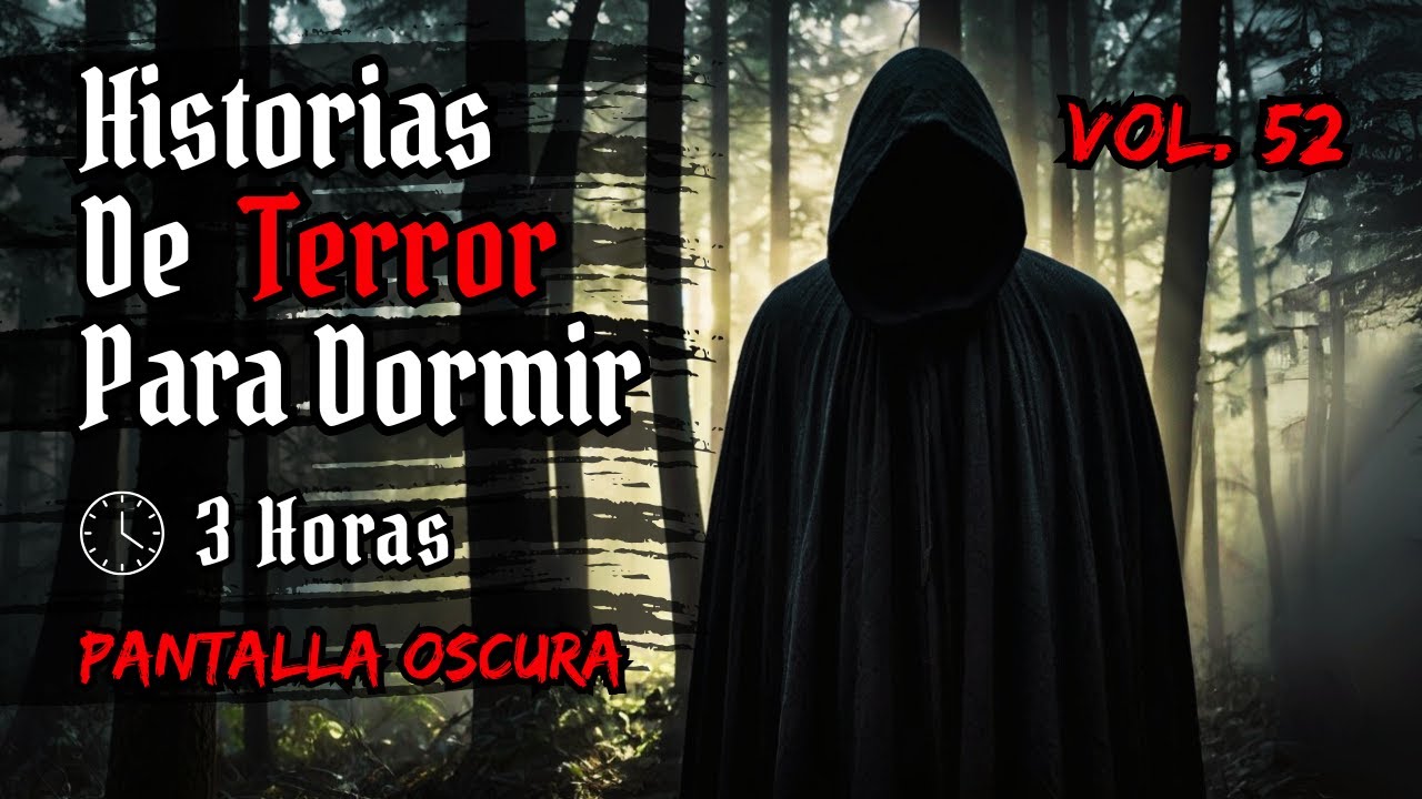 3 Horas de Historias de Terror Con Sonido de la Lluvia Para Dormir | Pantalla Oscura | Ep. 52