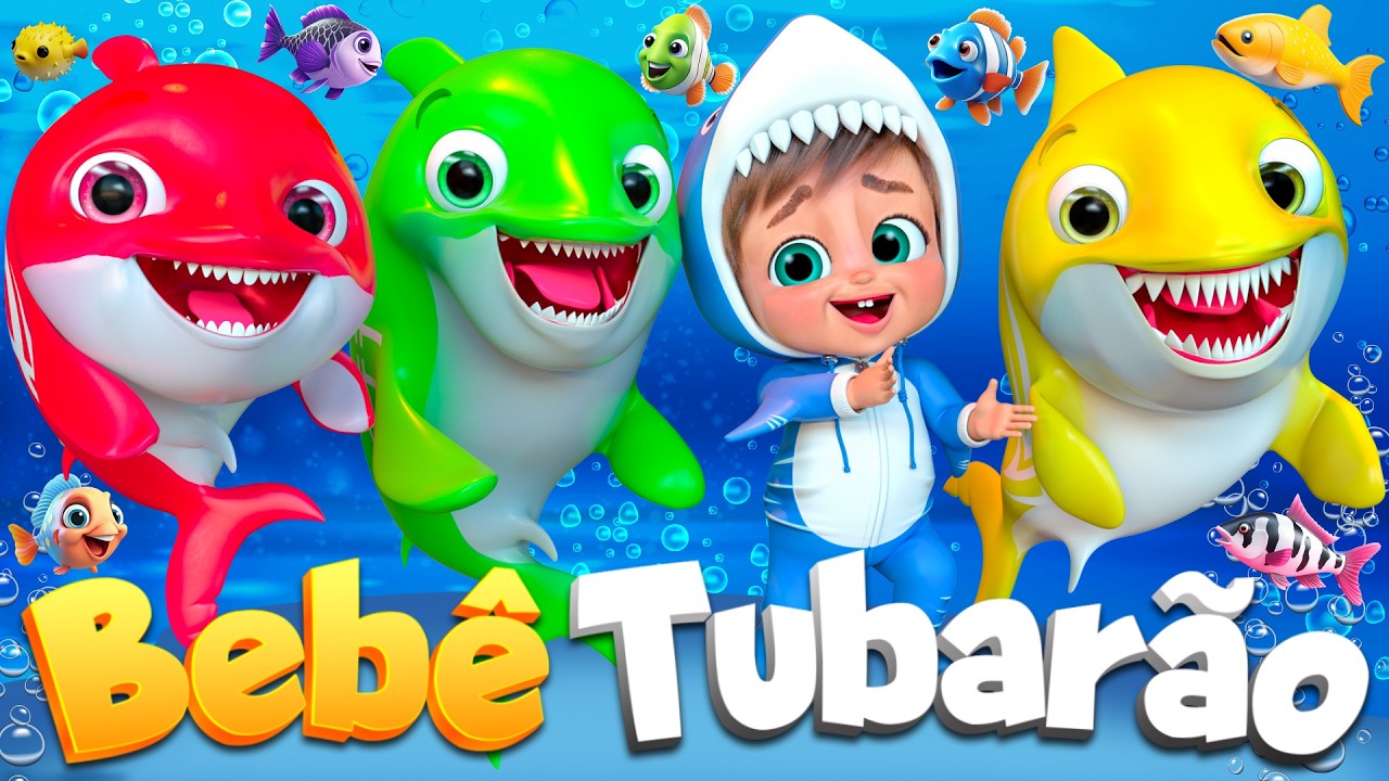 Bebê Tubarão Festa no Oceano  @SuperLucaPortugues #rimasinfantis #musicasinfantis