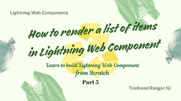 How to render a list of items in LWC using Iterator Part 5 #lightningwebcomponents #salesforce #lwc