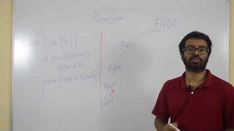 Lecture 6.3 | Recursion explained through trees | Fibonacci sequence