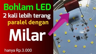 Modifikasi lampu LED jadi lebih Terang